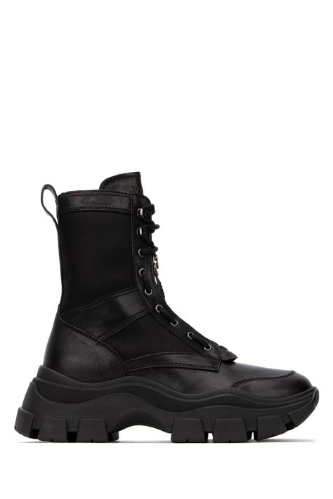 prada pocket boots|prada black chunky combat boots.